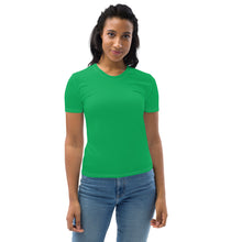 Women's Short Sleeve BJJ Rash Guard - Flexible and Stylish - Jade