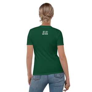 Women's Short Sleeve Classic Rash Guard - Designed for Jiu-Jitsu - Sherwood Forest