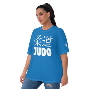 Women's Short Sleeve Classic Rash Guard - Designed for Judo and BJJ - Azul