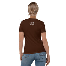 Women's Short Sleeve Jiu-Jitsu Rash Guard - Classic Fit and Design - Chocolate