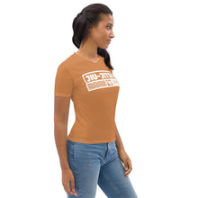 Women's Short Sleeve Judo Rash Guard - Breathable and Durable for Practice - Raw Sienna