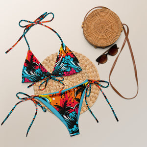 Women's String Bikini - Tropical Adventure 001 Beach Bikini Exclusive Swimwear Womens