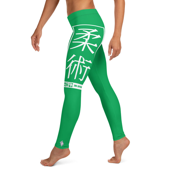 Women's Yoga Pants Workout Leggings For Jiu Jitsu 009 - Jade