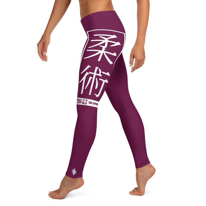 Women's Yoga Pants Workout Leggings For Jiu Jitsu 013 - Tyrian Purple