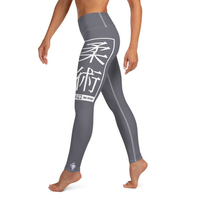 Women's Yoga Pants Workout Leggings For Jiu Jitsu 019 - Charcoal Exclusive Jiu-Jitsu Leggings Tights Womens