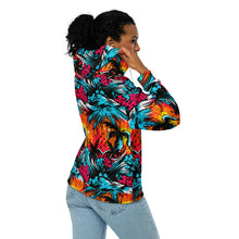 Womens Zip Hoodie - Tropical Adventure 001 Athleisure Beach Exclusive Hoodies Swimwear Women