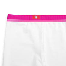Youth Boys Athletic Leggings – Solid Color Performance Compression Pants - Hollywood Cerise