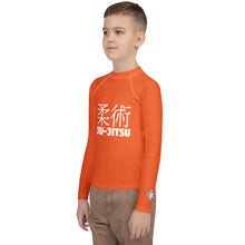 Youth Boys BJJ Compression Shirt – Classic Long Sleeve Jiu-Jitsu Rash Guard – Flamingo