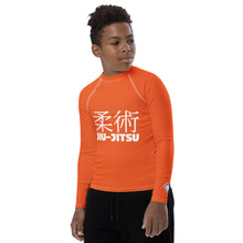 Youth Boys BJJ Compression Shirt – Classic Long Sleeve Jiu-Jitsu Rash Guard – Flamingo