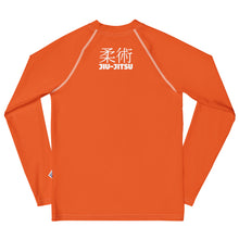 Youth Boys BJJ Compression Shirt – Classic Long Sleeve Jiu-Jitsu Rash Guard – Flamingo