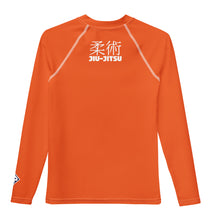 Youth Boys BJJ Compression Shirt – Classic Long Sleeve Jiu-Jitsu Rash Guard – Flamingo