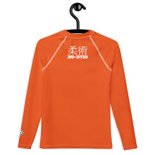 Youth Boys BJJ Compression Shirt – Classic Long Sleeve Jiu-Jitsu Rash Guard – Flamingo