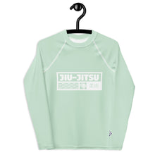 Youth Boys BJJ Fightwear Rash Guard – Long Sleeve Performance Training Top - Surf Crest