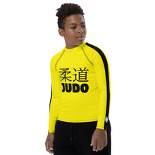 Youth Boys Classic Judo Long Sleeve Bruce Lee Game of Death Rash Guard