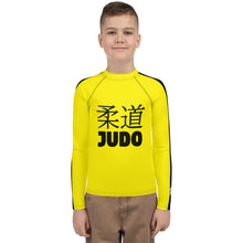 Youth Boys Classic Judo Long Sleeve Bruce Lee Game of Death Rash Guard