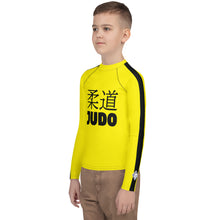 Youth Boys Classic Judo Long Sleeve Bruce Lee Game of Death Rash Guard