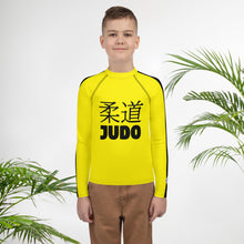 Youth Boys Classic Judo Long Sleeve Bruce Lee Game of Death Rash Guard