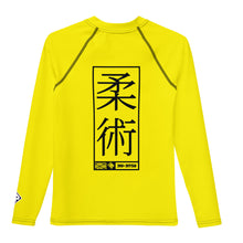 Youth Boys Grappling Compression Shirt – Long Sleeve BJJ Rash Guard - Golden Sun