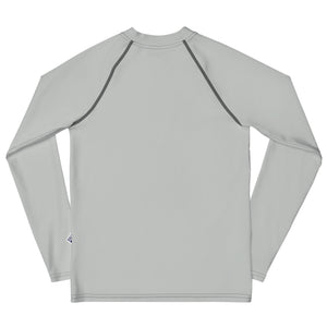 Youth Boys Grappling Rash Guard – Long Sleeve Solid Sportswear – Smoke