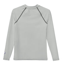 Youth Boys Grappling Rash Guard – Long Sleeve Solid Sportswear – Smoke