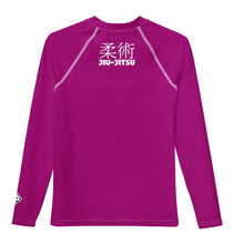 Youth Boys Jiu-Jitsu Apparel – Long Sleeve Classic BJJ Rash Guard – Vivid Purple