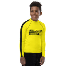 Youth Boys Jiu-Jitsu Long Sleeve Bruce Lee Game of Death Rash Guard
