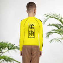Youth Boys Jiu-Jitsu Long Sleeve Bruce Lee Game of Death Rash Guard