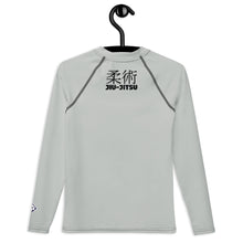Youth Boys Jiu-Jitsu Training Shirt – Long Sleeve Classic Rash Guard – Smoke