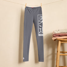 Youth Boys Judo Athletic Compression Leggings – Solid Color Martial Arts Pants - Charcoal Boys Exclusive Judo Leggings Youth