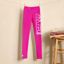 Youth Boys Judo Compression Leggings – Solid Color Athletic Training Wear - Hollywood Cerise