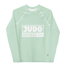 Youth Boys Judo Fightwear Rash Guard – Long Sleeve Performance Training Top - Surf Crest Boys Exclusive Judo Long Sleeve Rash Guard Youth