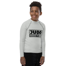 Youth Boys Long Sleeve Judo Rash Guard – Training and Competition Apparel - Smoke Boys Exclusive Judo Long Sleeve Rash Guard Youth