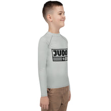 Youth Boys Long Sleeve Judo Rash Guard – Training and Competition Apparel - Smoke Boys Exclusive Judo Long Sleeve Rash Guard Youth