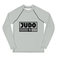 Youth Boys Long Sleeve Judo Rash Guard – Training and Competition Apparel - Smoke Boys Exclusive Judo Long Sleeve Rash Guard Youth