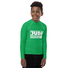 Youth Boys Long Sleeve Martial Arts Rash Guard – Judo Training Gear - Jade Boys Exclusive Judo Long Sleeve Rash Guard Youth