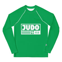 Youth Boys Long Sleeve Martial Arts Rash Guard – Judo Training Gear - Jade Boys Exclusive Judo Long Sleeve Rash Guard Youth