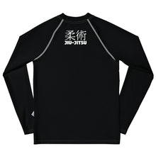 Youth Boys Long Sleeve Rash Guard – Classic Jiu-Jitsu Base Layer Top – Noir