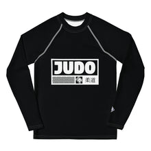 Youth Boys Martial Arts Rash Guard – Long Sleeve Judo Training Top - Noir Boys Exclusive Judo Long Sleeve Rash Guard Youth