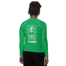 Youth Boys No-Gi Grappling Rash Guard – Long Sleeve Martial Arts Top - Jade