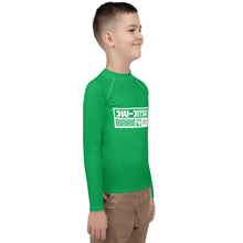 Youth Boys No-Gi Grappling Rash Guard – Long Sleeve Martial Arts Top - Jade