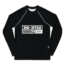 Youth Boys Premium BJJ Rash Guard – Long Sleeve No-Gi Training Shirt - Noir Boys Exclusive Jiu-Jitsu Long Sleeve Rash Guard Youth