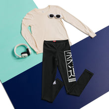 Youth Boys Premium Judo Leggings – Solid Color Martial Arts Compression Wear - Noir Boys Exclusive Judo Leggings Youth