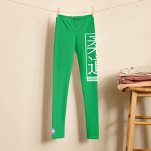 Youth Boys Solid Color Martial Arts Leggings – Judo Training & Workout Pants - Jade