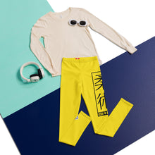 Youth Boys Solid Color MMA & Jiu-Jitsu Leggings – Training Tights - Golden Sun Boys Exclusive Jiu-Jitsu Leggings Youth