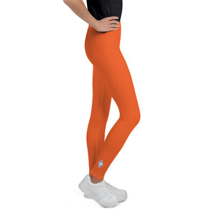 Youth Girls Athletic Yoga Pants – BJJ-Ready Stretch Leggings - Flamingo