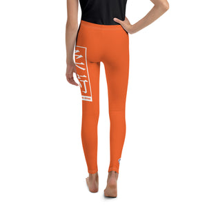 Youth Girls Athletic Yoga Pants – BJJ-Ready Stretch Leggings - Flamingo