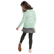 Youth Girls BJJ Fightwear Rash Guard – Long Sleeve Performance Shirt - Surf Crest