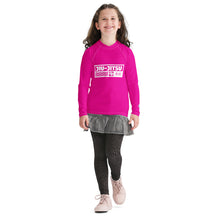 Youth Girls BJJ Rash Guard – Long Sleeve Compression Training Shirt - Hollywood Cerise