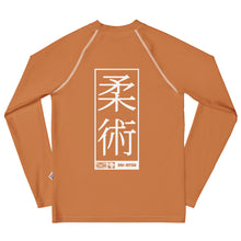 Youth Girls Brazilian Jiu-Jitsu Performance Rash Guard – Long Sleeve - Raw Sienna