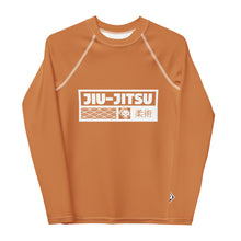 Youth Girls Brazilian Jiu-Jitsu Performance Rash Guard – Long Sleeve - Raw Sienna